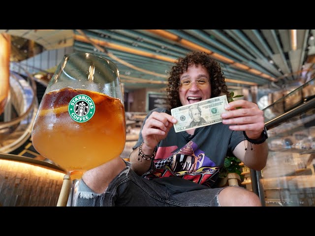 I visited the world's largest and most expensive VIP Starbucks in the world