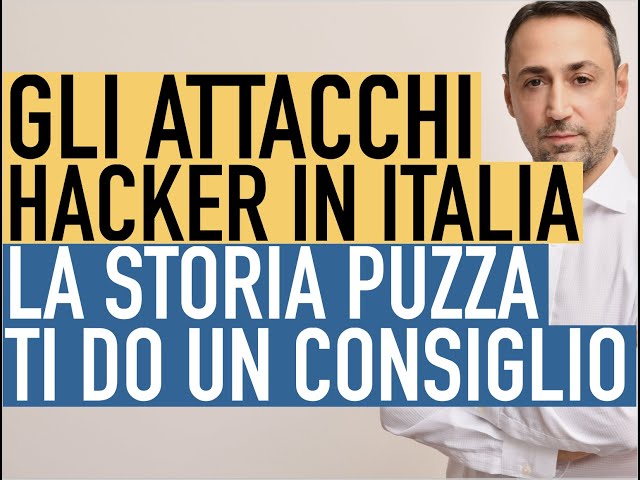 Attacchi hacker in Italia ai siti istituzionali. LA STORIA PUZZA. Ti do un consiglio