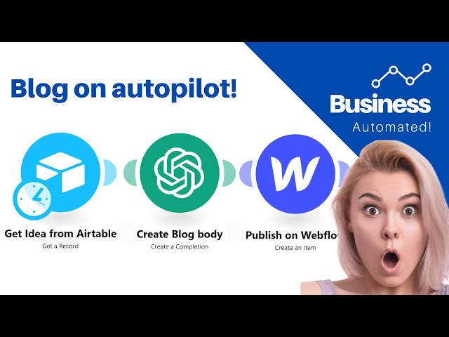 Create automated content blog with Airtable , OpenAi GPT3 and Webflow