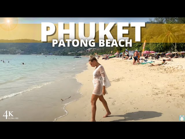 【4K🇹🇭】Phuket 2024 Patong Beach Amazing walking tour