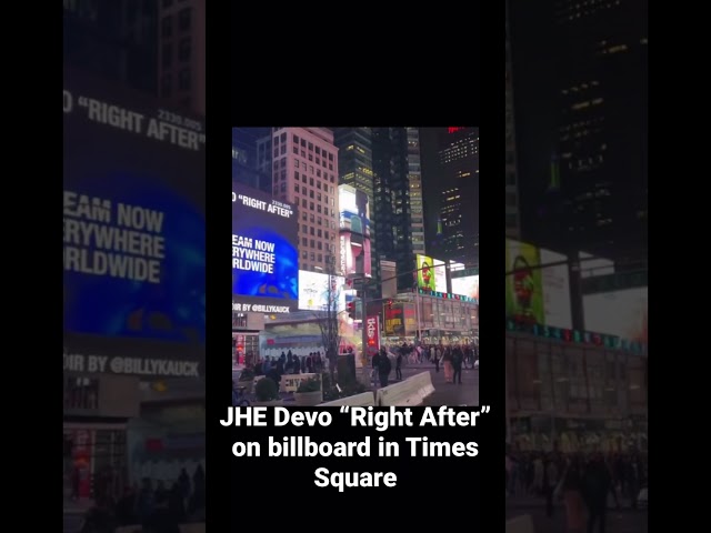JHE Devo Time Square Billboard