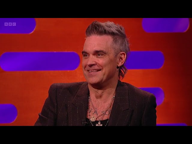 Robbie Williams on The Graham Norton Show. 30 Sep 22. Chat part. Song part in the description