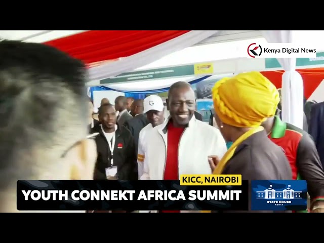 IMPRESSIVE! Watch President Ruto having a chit-chat with Innovators  at Youth ConneKt Africa Summit