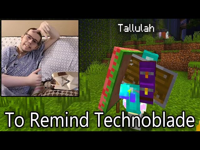 Tallulah wants you all to remind Technoblade!