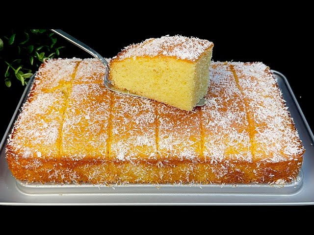 They call it the softest cake in the world! you can do it in 5 minutes, incredibly delicious 🤩🍋🤩