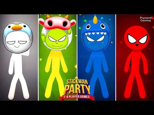 Stickman Party 1 2 3 4 MiniGames - Gameplay Part 52 Tournament Mode Random Funny Mini Games 2024 apk