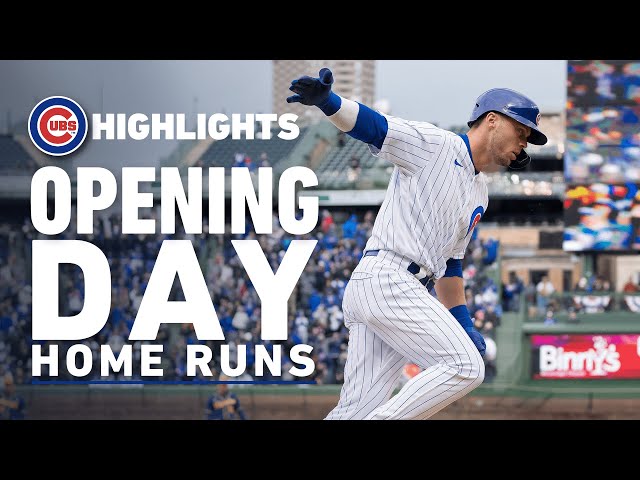 Happ's First-Pitch Homer, Grace's Tokyo Dome Dinger & More | Opening Day Cubs Home Run Highlights