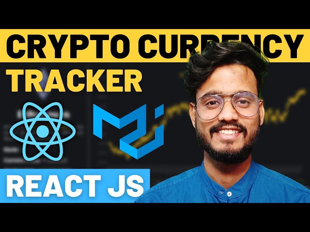 Cryptocurrency Tracker with React JS, Material UI and Chart JS Tutorial 🔥🔥