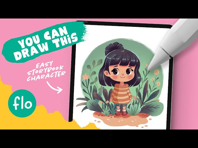 You Can Draw This Storybook Style Character in PROCREATE - Step by Step Procreate Tutorial