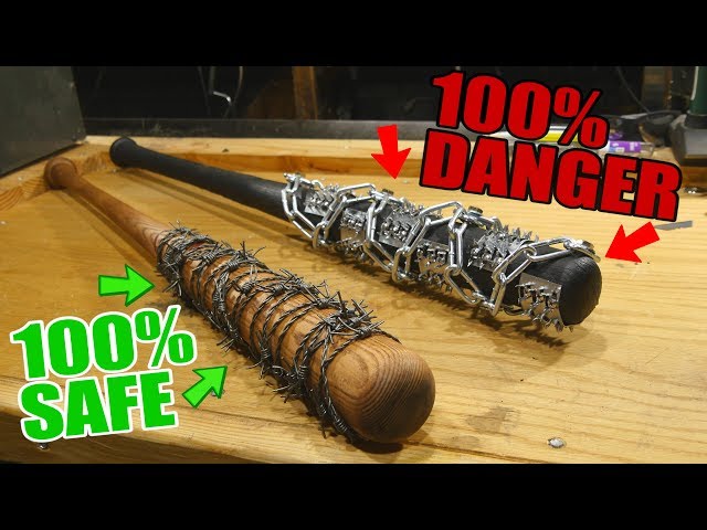 -DIY- 100% SAFE Fully Realistic LUCILLE (The Walking Dead) + Ultra Lucille 2.0