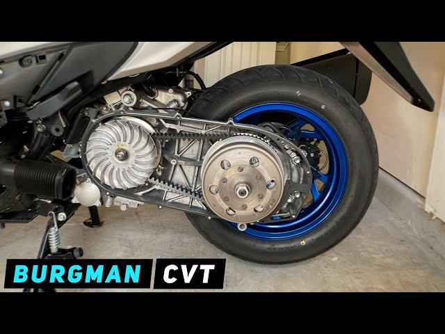 Suzuki Burgman 400 - CVT Removal / Installation (belt/clutch) - 2017 and up | Mitch's Scooter Stuff
