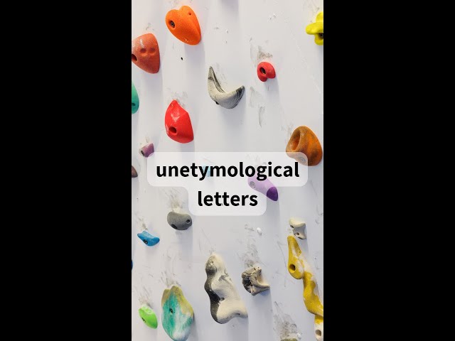 Why does English have silent letters? unetymological letters in English