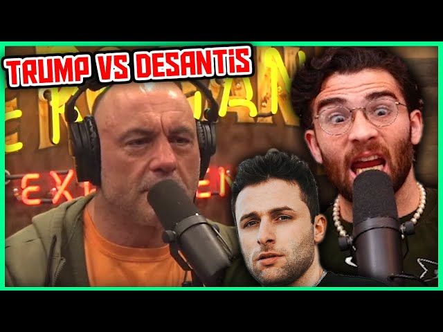 Trump VS Desantis, Who Wins 2024? | Hasanabi Reacts to Joe Rogan ft. AustinShow