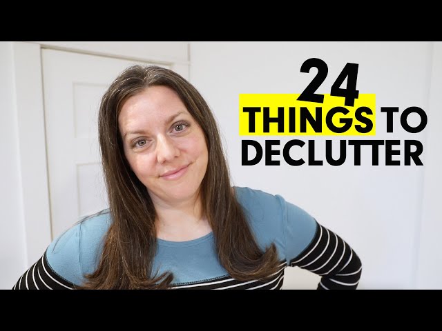 24 Things To DECLUTTER in 2024 | Minimalist Living