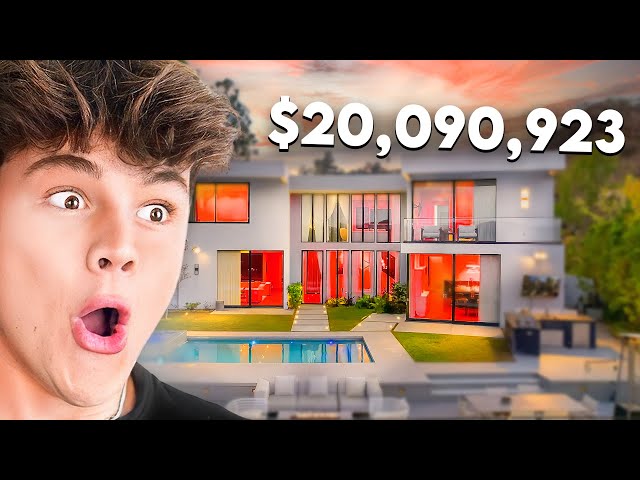 My New $20,000,000 LA House Tour at 19 Years Old