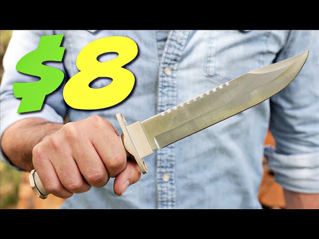 TESTING A $8 SURVIVAL KNIFE