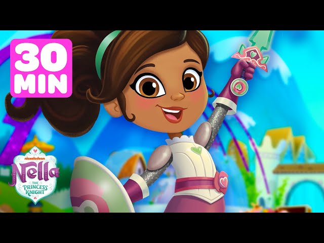 Nella the Princess Knight's Best Rescues! 🦄 | 30 Minute Compilation | Shimmer and Shine