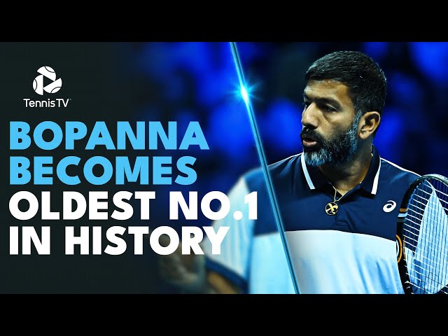 43-Year-Old Rohan Bopanna: The Oldest World Number 1 In History!