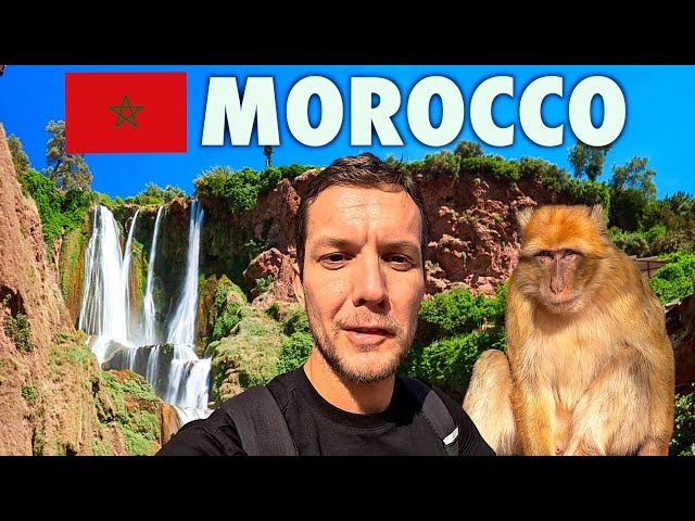 MOROCCO IS SO BEAUTIFUL! 🇲🇦 OUZOUD FALLS & MARRAKESH