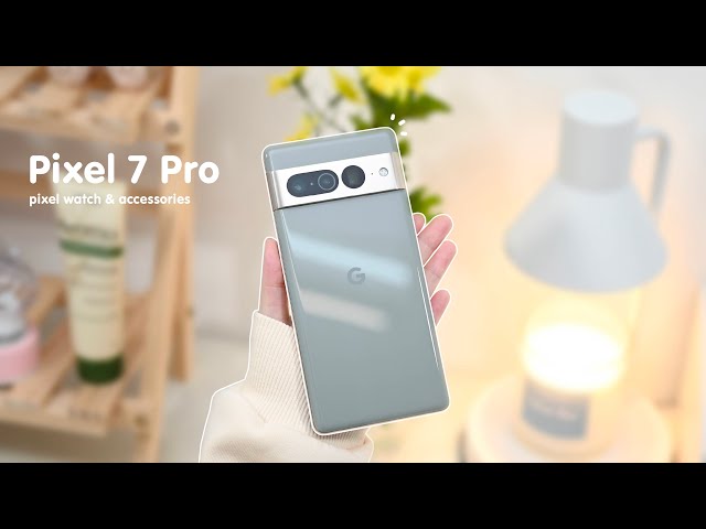 Pixel 7 Pro + Pixel Watch  🌿 aesthetic Unboxing | Camera test |  Genshin Impact