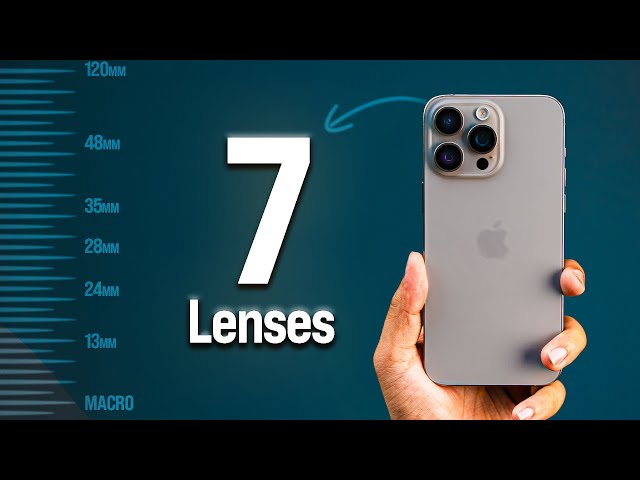 I Tested iPhone 15 Pro Max's 7 Lenses!