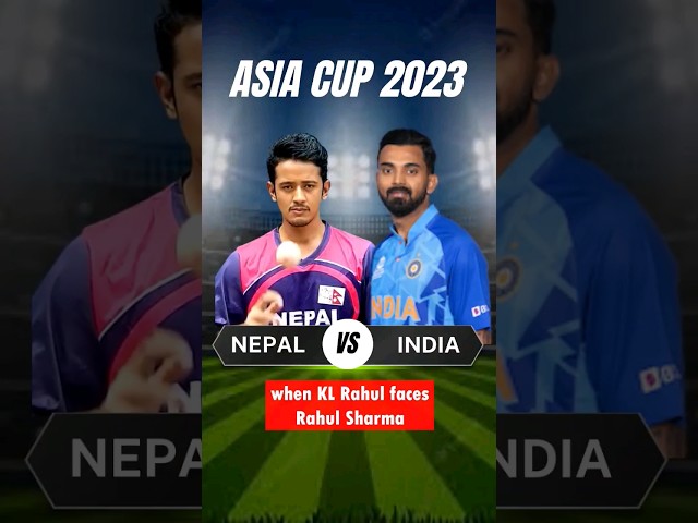 Clash of the Titans #asiacup2023 #indvsnep #rahul #shorts