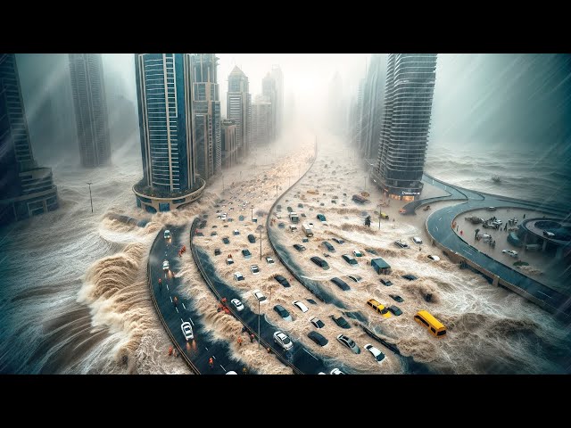 11 minutes ago 🔴 Roads in UAE have disappeared under water! People of Dubai are in shock!