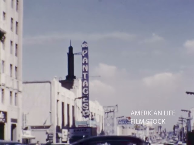1961, Driving around Los Angels, Hollywood