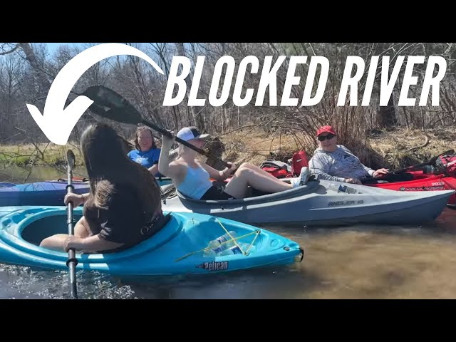 Carnivore Family Kayaking Mishap- WE GET STUCK mid-River…