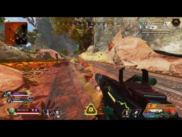 Apex Legends Gold Ranked Caustic Victories PS5