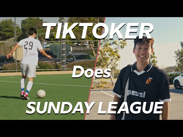 Tiktoker attempts Sunday League Soccer
