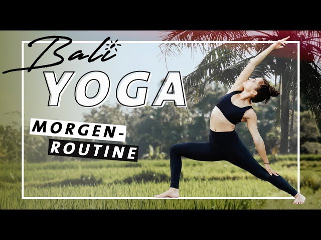 Yoga Morgenroutine Vinyasa Flow |  Fit & Wach den Tag beginnen | Mittelstufe