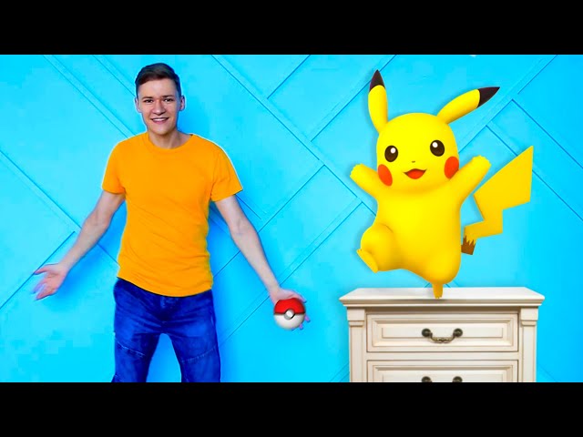 Pikachu in Real Life - Pokemon Go Dancing