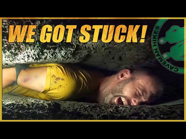 The worst claustrophobic caving you will ever see. *TRIGGER WARNING