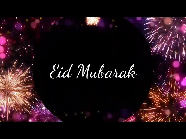 Eid Mubarak 2024 Backscreen with Sound ultra HD 1 hour video #eid #eidmubarak #eid2024