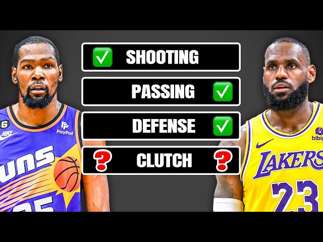 Which NBA Player Is Better At Each Skill?