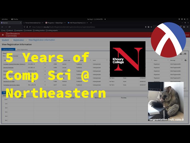 Computer Science Degree in 5 Years... Getting A BS in CS @ Northeastern