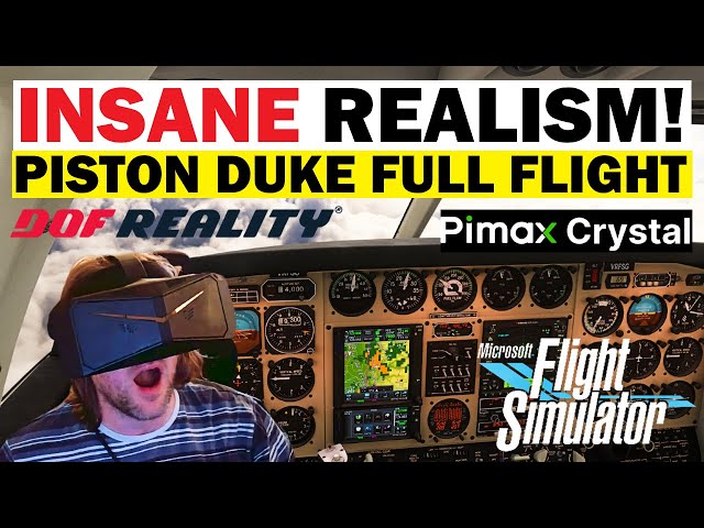 MY NEW FAVOURITE ADDON! Black Square PISTON Duke | Pimax Crystal FULL VR PREVIEW! MSFS | RTX 4090