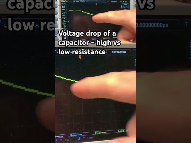 Capacitor Discharge #electronics