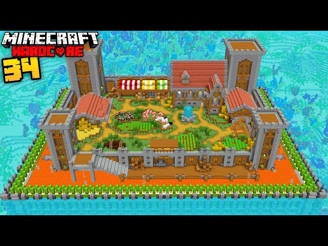I Built the Safest Base in Minecraft Hardcore