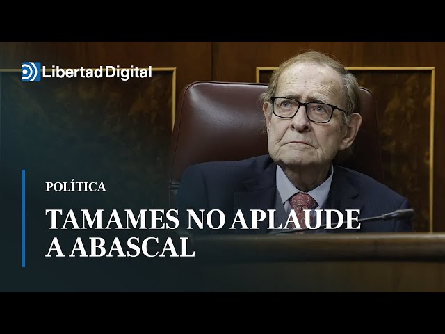 Tamames no aplaude el discurso de Abascal