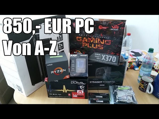 Ein PC entsteht - 850,- EUR Gaming Maschine (September 2018)