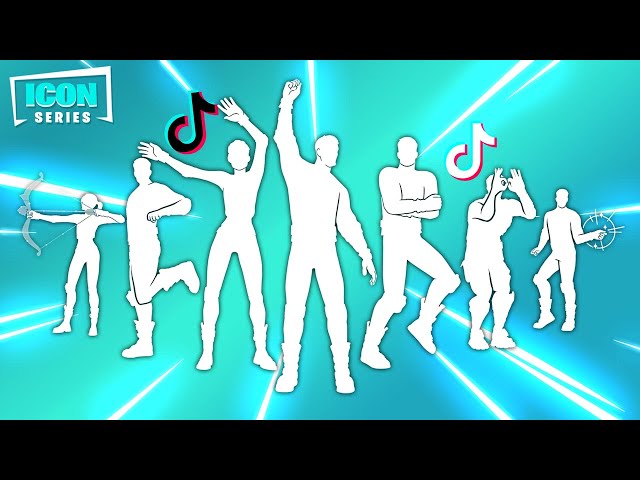 Every Fortnite Icon Emotes & TikTok Dances (Hooray, You're a Winner, Made you Look)