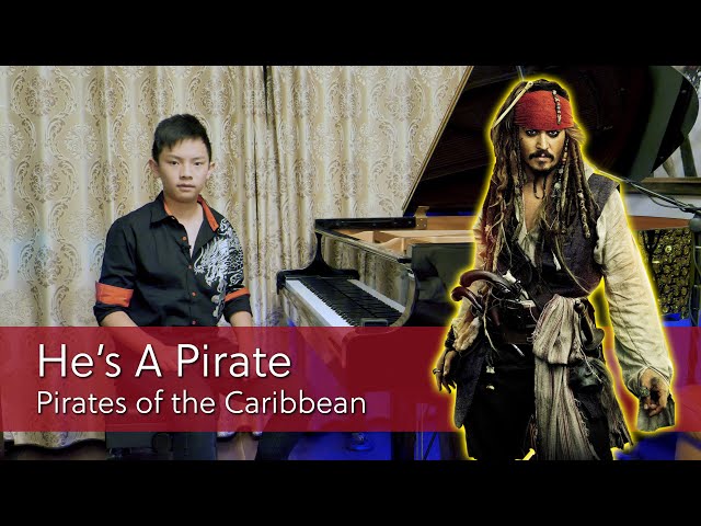He's A Pirate - Pirates of the Caribbean Piano Cover | Cole Lam 13 Years Old