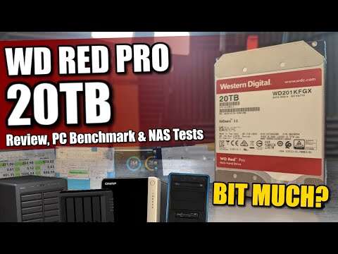 WD Red Pro 20TB Review PC Benchmark & Synology/QNAP NAS Tests
