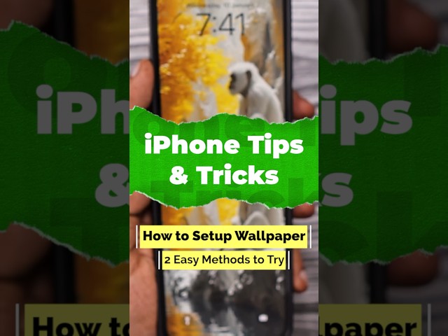 How to Setup Wallpaper on iPhone and iPad? 💡Tips and Tricks 🌟
