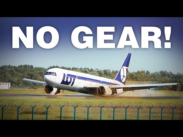 Boeing 767 BELLY LANDING! What happened?!  |  Polish LOT Airlines Flight 16
