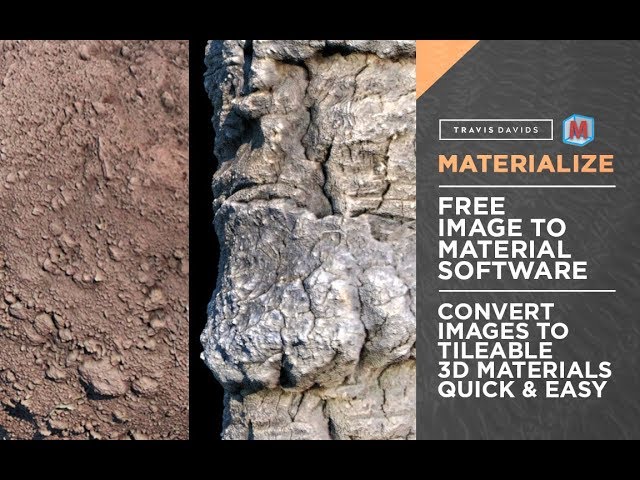 Materialize - FREE TOOL - Convert Images To Tileable 3D Materials Quick & Easy