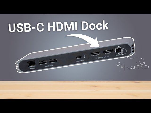 CalDigit USB-C HDMI Dock Overview | Perfect dock for the 16" MacBook Pro? | Full power!
