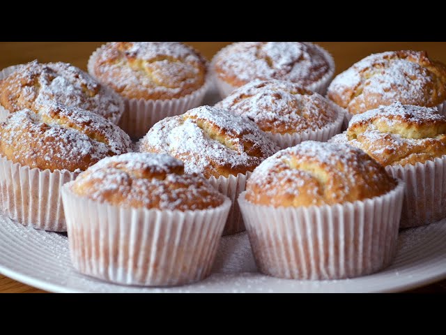 Quick muffins with lemon and ginger #695
